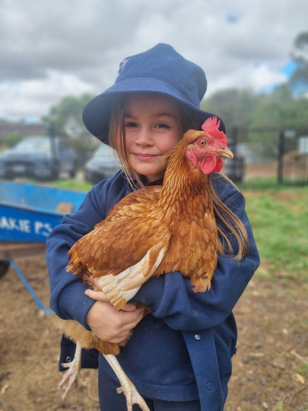 Avah and chook